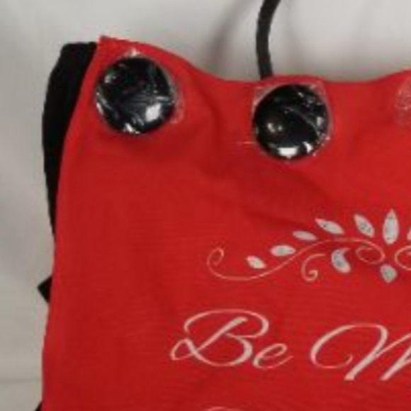 The Manual Woodworkers and Weavers Black Tote Bag with Be Merry Tote Bag Wrap - Picture 2 of 9